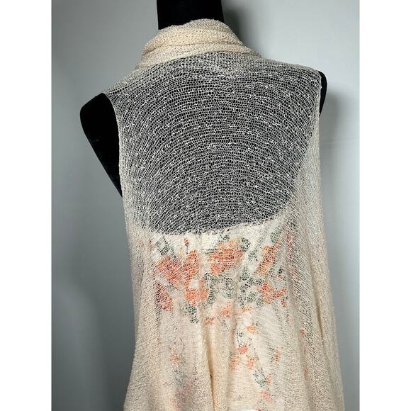 GOMORN 2 peace, Strapless Wide Leg Jumpsuit floral orange Sz XL 12 44 NWT - Picture 14 of 14